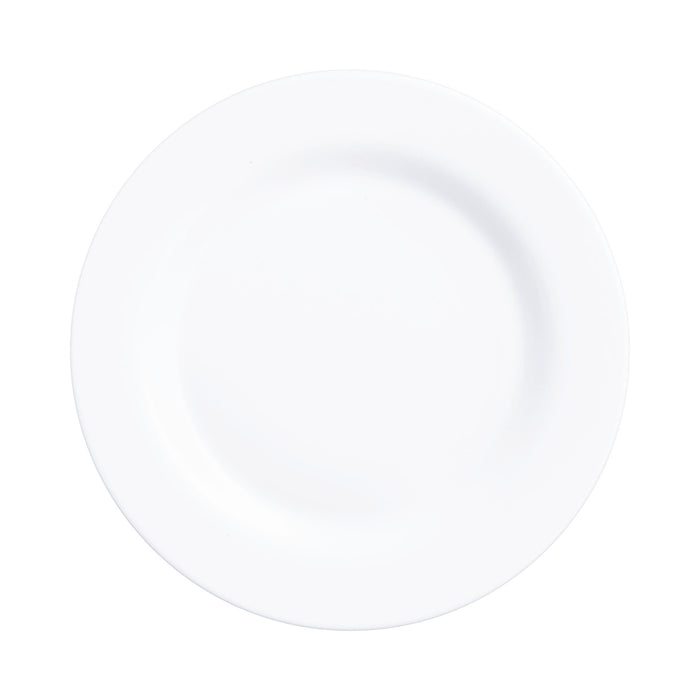 Plate, 9 1/2'', round, Opal, Arcoroc, Intesity White