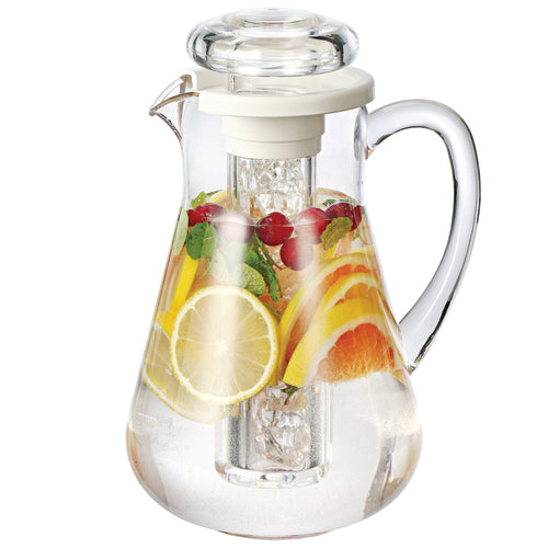 Ice Tube Pitcher 1.9 liter (67.2 oz.) 5'' x 6-3/4'' x 10-1/2''