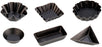 Matfer Mold, 1-3/4''L x 1-3/4''W x 2/5''H, petit four, triangle, non-stick, tinned steel, brown