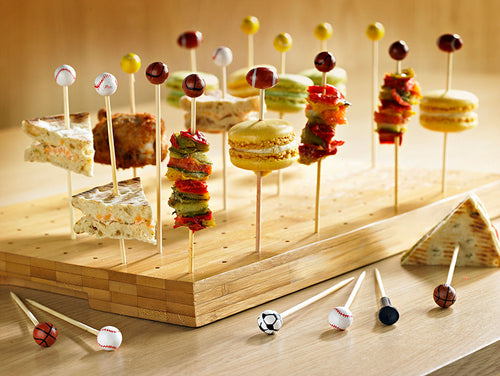 Bamboo Football Skewers