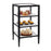 Monterey Display Case, 14''W x 14''D x 26''H, 3-tier, countertop, single hinged door with handle