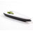 Cheforward Rainex Leaf Platter, 14-1/5''L x 3-9/10''W x 1-1/10''H, oblong, leaf shape, dishwasher safe, BPA free, melamine, showered black