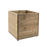 Rustic Wood Cube Riser, 8-1/4'' x 8-1/4'' x 8-3/4'', square