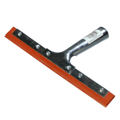 Hand Held Window Squeegee 10'' Double-blade Red Rubber