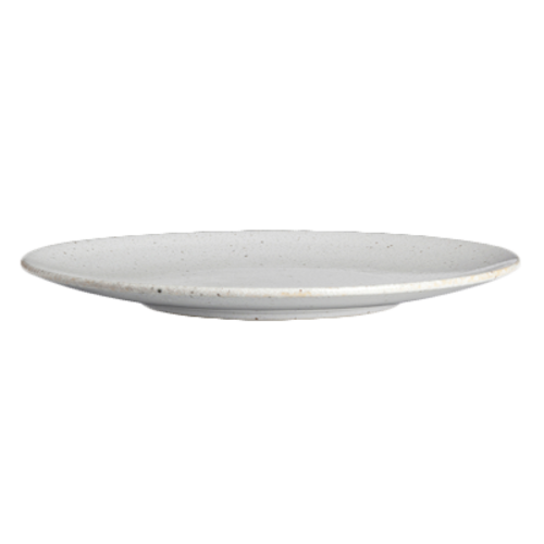 Plate, 6'' dia., round, coupe, porcelain, Rene Ozorio, Wabi Sabi Lichen