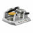 Belgian Waffle Maker, double side-by-side, 7'' dia., round, up to (60) 1'' thick waffles per hour per plate,  208v/60/1-ph, 2.7kW, 13.0 amps, cord, NEMA 6-15P, ETLus, NSF