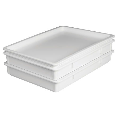 Pizza Dough Box 17-1/2 X 25-1/2 X 3 Multi-stacking