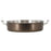 HotStone Cucina Pot, 9 qt., 14-3/4'' dia. x 3-5/8'' H, round, with cover,induction bottom 18/8 stainless steel, Coffee