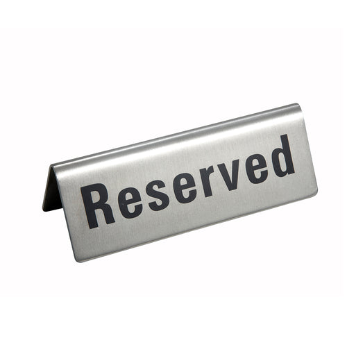 Sign Reserved 4-3/4'' X 1-3/4''