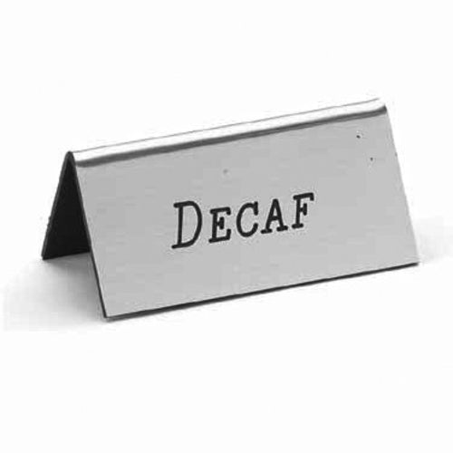 Beverage Tent Sign (Decaf)  3''W x 1-1/2''H