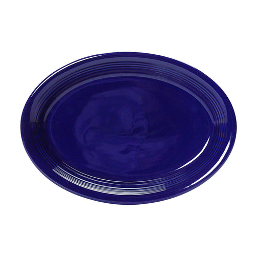 CONCENTRIX PLATTER 13-1/2'' x 9-3/4'' OVAL COUPE COBALT