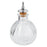 Dash Bottle with Pourer 5 oz. 3-1/8'' dia. x 3-1/4''H glass