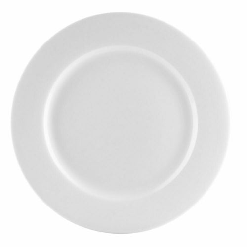 Universal Plate, 10-1/2'' dia. x 1''H, round, dishwasher, oven and microwave safe, porcelain, Super White