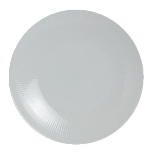 Plate, 10-5/8'' dia., round, deep, coupe, porcelain, Sonata, Rene Ozorio