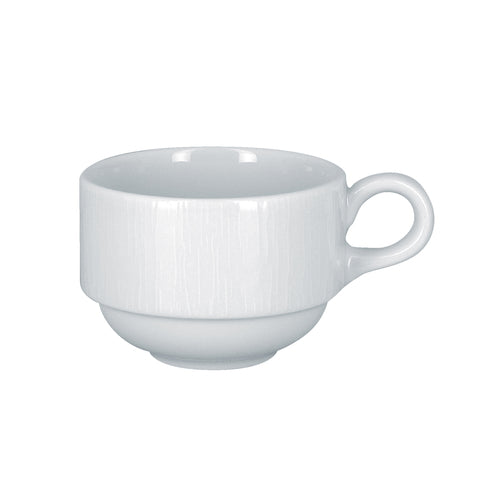 Soul Cup, 7-4/5 oz., 3-3/8'' dia. x 2-3/8'' H, round, with handle, Polaris porcelain, white