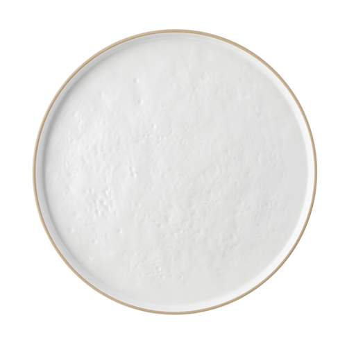 Europa Collection Serving Tray, 14'' dia. X 7/8'', round, melamine, white