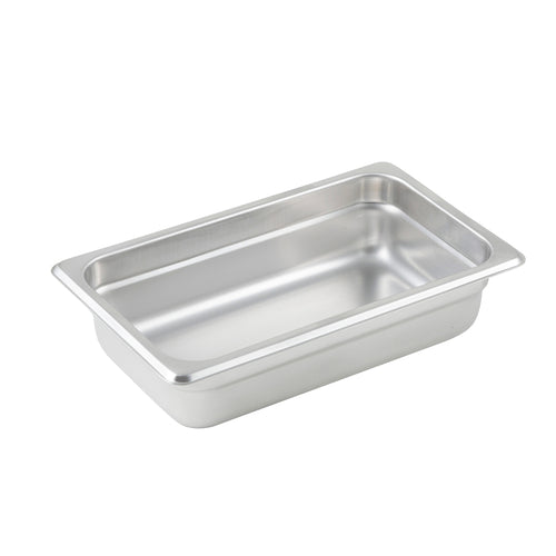 Steam Table Pan 1/4 Size 10-5/6'' X 6-5/16'' X 2-1/2'' Deep