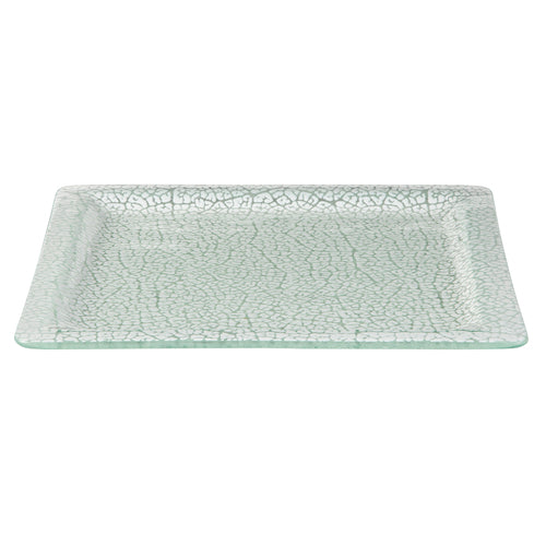 Foglia Platter, 11.8'' x 11.8'' x 0.7''H, square, rimmed, integrates with all Rosseto Skycap