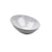 24 oz. Irregular Cascading Melamine Entree Bowl, 1.3 qt. rim-full, 9.2'' dia. 2.75'' tall front, 4.75'' tall back, G.E.T. Arctic Mill