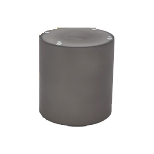 Nassau Cylinder/ Riser, 5-1/4 qt., 8'' dia. x 8-3/4''H, round, resin, smoke