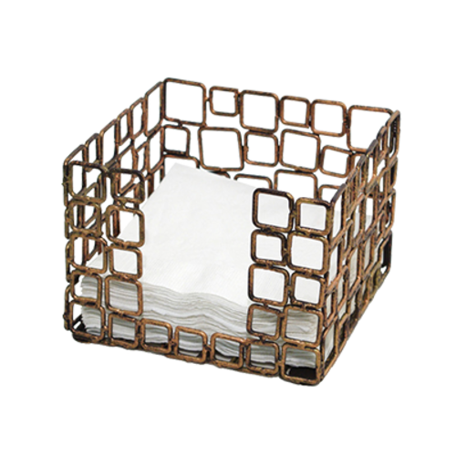 Wireware Coppered Link Napkin Holder