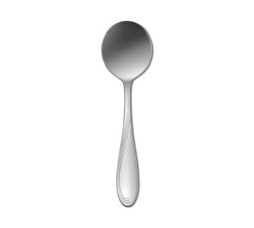 SCROLL BOUILLON SPOON S/S