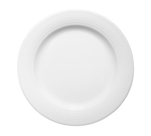 DIALOG FLAT PLATE 6 3/8'' PLAIN WHITE