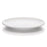 Flat Coupe Plate, 11.4'' dia., round, porcelain, White, Synergy