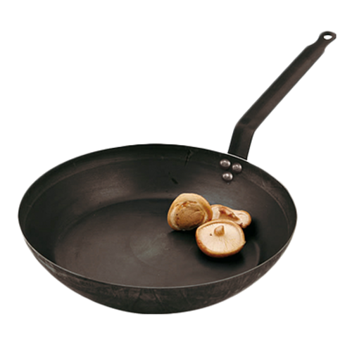 Black Steel Frying Pan DIA 11'' X H 2''