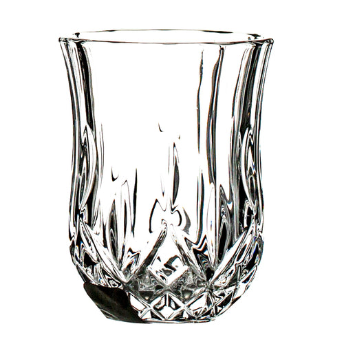 Hospitality Brands Monarch Shot Glass, 2 oz., 2-1/2''H (T 2''; B 1-1/4''), lead-free Eco Crystal glass, clear