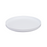 Hudson Plate, 10-1/4'' dia. x 1''H, round, low rim, melamine, white