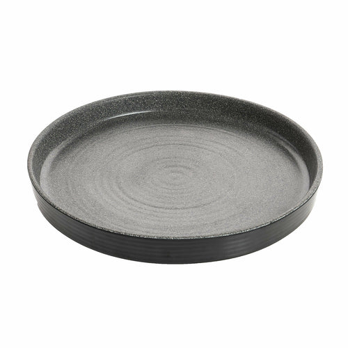 Cheforward Infuse Plate, 12'' dia. x 1-3/5''H, large, round, edge rim, dishwasher safe, BPA free