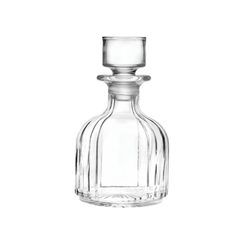 Decanter, 11.5 oz., (H 5''; M 3-1/2''; T 2-1/8''; B 3-1/4'') EcoCrystal, without stopper, Crystalline, Clear