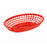 Fast Food Basket 9-1/2'' x 5'' x 2''H oval