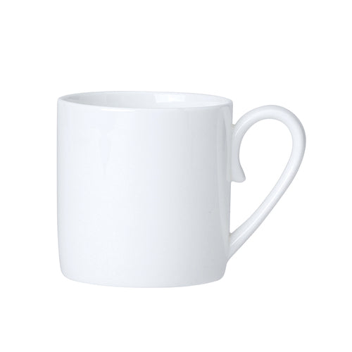 Coffee Cup Can, 3-1/2 oz., 6-1/3''H, bone china, William Edwards, Coupe Whites