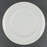 Classic Plate, 7-1/2'' dia.  x 4/5''H, round, flat, wide rimmed, porcelain, white