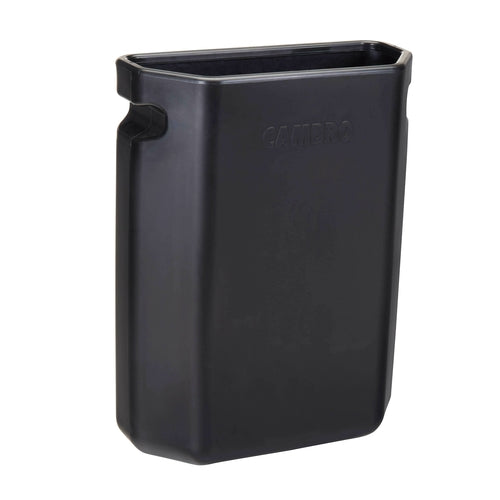 Quick Connect Trash Bin, 16''W x 7''D x 21-3/10''H, large, black, NSF