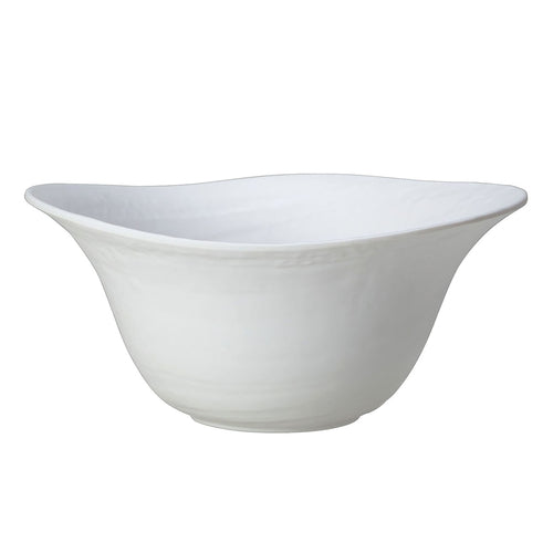 Salad Bowl, 76 oz., 12'' x 5-1/2''H, abstract, deep, melamine, Creations, Scape White