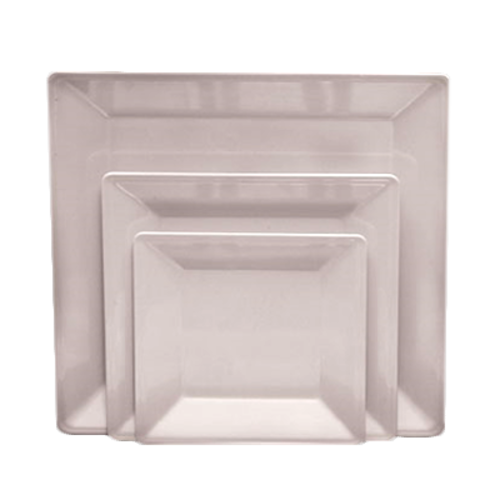 Square Plate 10-1/4'' Wide Rim