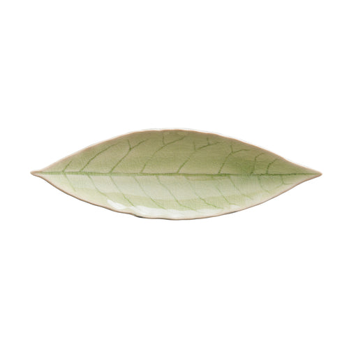 Laurel Leaf, 7''L x 2-1/4''L x 1''H, heat & chill retention