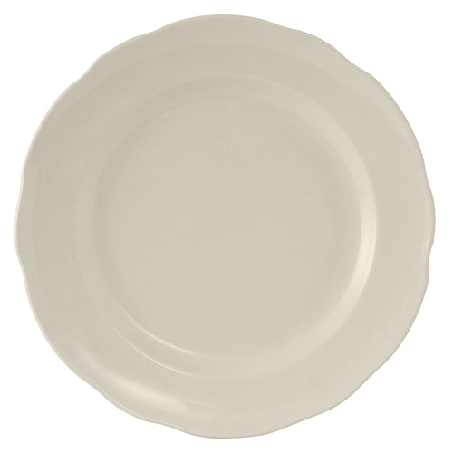 SHELL PLATE 10 7/8'' WHITE EGGSHELL