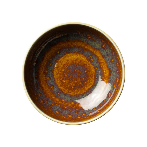 Bowl, 34-1/ oz., 7'' dia. x 2-3/4''H,  fully vitrified, ceramic, Steelite Performance, Aurora Vesuvius Amber