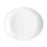 Steak Plate, 11-3/4'' x 10'', oval,  Arcoroc, Opal, Evolutions, white.