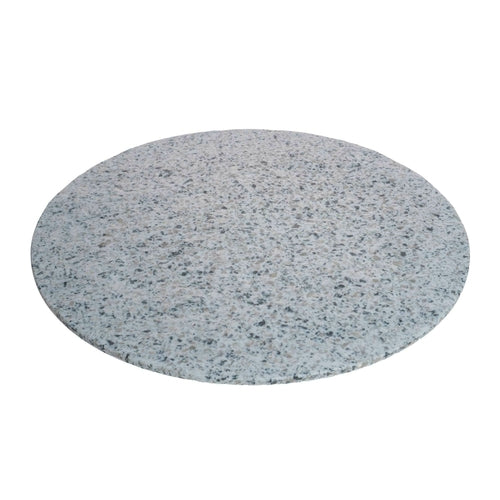 Cheforward Wonder Tray, 16'' dia., round, flat, melamine, terrazzo moonstone