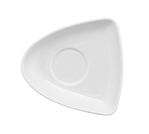 Saucer Enjoy Combi 5-2/3''X5-7/8'' Asymmetrical Porcelain