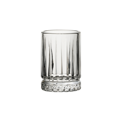 Shot Glass, 2.0 oz., (H 2-5/8''; M 1-3/4''; T 1-3/4''; B 1-3/4'') Soda Lime, Clear, Pasabahce, Elysia