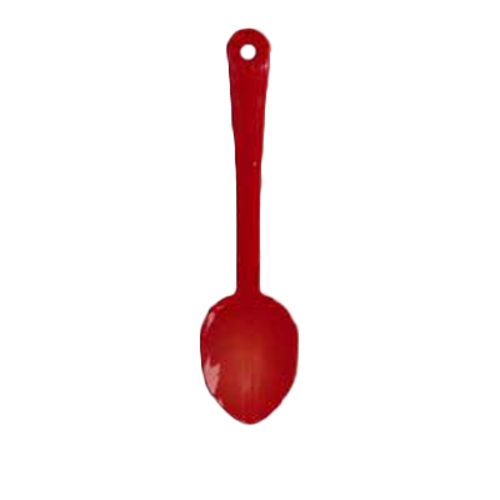 Serving Spoon, 11'', solid, dishwasher safe, polycarbonate, red, NSF