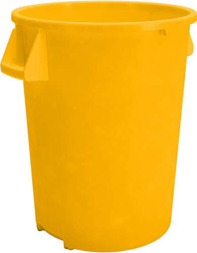 Carlisle - Bronco Waste Bin Trash Container, 32 gallon, 28''H x 21-2/5'' dia., round, stackable