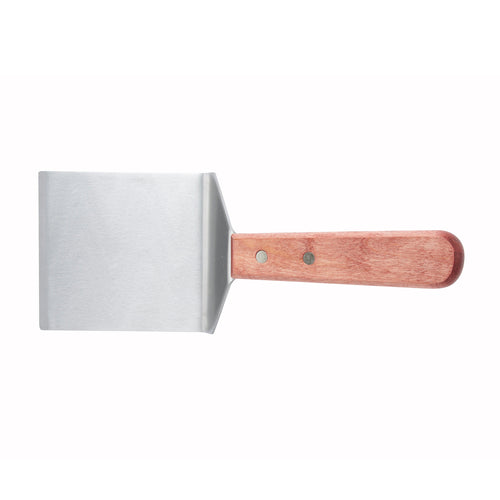 Steak/burger Turner 4-1/8'' X 3-3/4'' Blade Wooden Handle