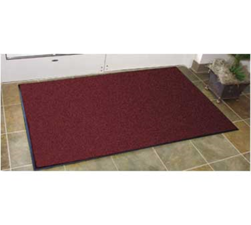 Tuf-Plush High Traffic Entrance Mat, 6' W, 3/8'' thick, 100% olefin, vinyl backing